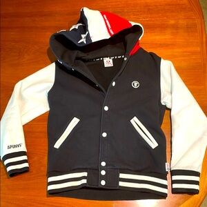 AAPE by a Bathing Ape Varsity Stars and Stripes jacket Medium